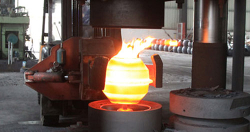 The formation method of spinning a sphere